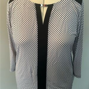 Black and White Women's Top
